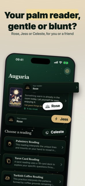 Auguria on iPhone