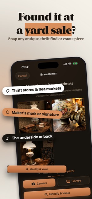 Heirloom: Era, maker and materials on every scan