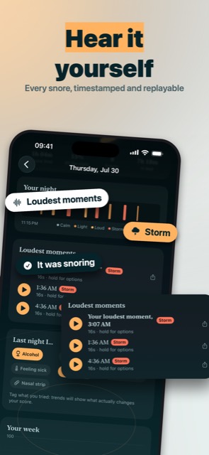 SnoreScout: Snore recording you can actually hear
