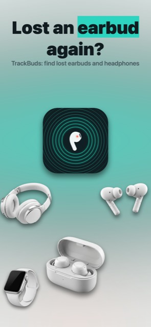 TrackBuds on iPhone
