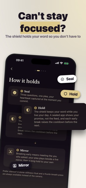 Vowlock: Stop doomscrolling, stay focused, get the evening back